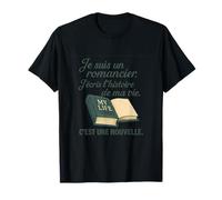 Je suis un romancier French Humor Book Lover novelty T-Shirt