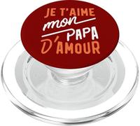 Je suis Un Super Papa d’Amour PopSockets PopGrip pour MagSafe