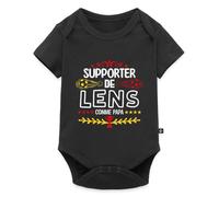 Je Suis Un Supporter De Lens Comme Papa Body Manches Courtes Bébé Bio