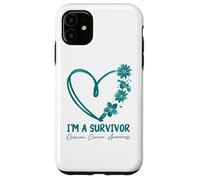 Je suis Un survivant. Sensibilisation au Cancer de l'ovaire Coque pour iPhone 11