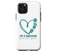 Je suis Un survivant. Sensibilisation au Cancer de l'ovaire Coque pour iPhone 11 Pro