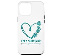 Je suis Un survivant. Sensibilisation au Cancer de l'ovaire Coque pour iPhone 12 Pro Max