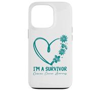 Je suis Un survivant. Sensibilisation au Cancer de l'ovaire Coque pour iPhone 13 Pro