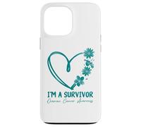Je suis Un survivant. Sensibilisation au Cancer de l'ovaire Coque pour iPhone 13 Pro Max