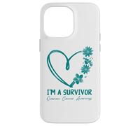 Je suis Un survivant. Sensibilisation au Cancer de l'ovaire Coque pour iPhone 14 Pro Max