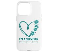 Je suis Un survivant. Sensibilisation au Cancer de l'ovaire Coque pour iPhone 15 Pro Max
