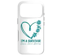 Je suis Un survivant. Sensibilisation au Cancer de l'ovaire Coque pour iPhone 17 Pro