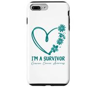 Je suis Un survivant. Sensibilisation au Cancer de l'ovaire Coque pour iPhone 7 Plus/8 Plus