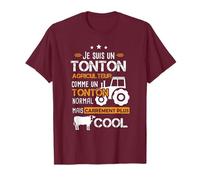Je suis un Tonton Agriculteur Plus Cool Cadeau T-Shirt