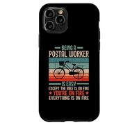 Je suis un travailleur postal transporteur de courrier facteur profession d'emploi Coque pour iPhone 11 Pro
