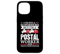 Je suis un travailleur postal transporteur de courrier facteur profession d'emploi Coque pour iPhone 15