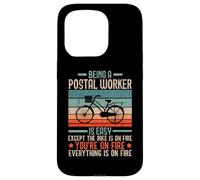 Je suis un travailleur postal transporteur de courrier facteur profession d'emploi Coque pour iPhone 15 Pro