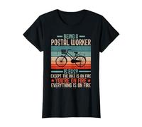 Je suis un travailleur postal transporteur de courrier facteur profession d'emploi T-Shirt