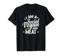 Je suis Un végétalien Social, j'évite la Viande T-Shirt