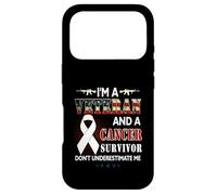 Je suis Un vétéran et Un survivant du Cancer, ne me sous-Estimez Pas Coque pour iPhone 17 Pro