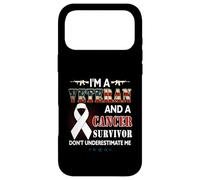 Je suis Un vétéran et Un survivant du Cancer, ne me sous-Estimez Pas Coque pour iPhone 17 Pro Max