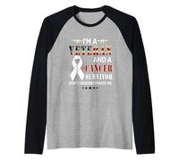 Je suis Un vétéran et Un survivant du Cancer, ne me sous-Estimez Pas Manche Raglan