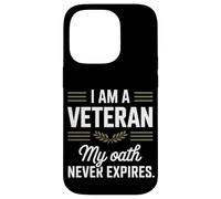 Je suis un vétéran, mon serment n'expire jamais Journée des anciens combattants Coque pour iPhone 14 Pro
