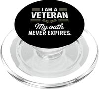 Je suis un vétéran, mon serment n'expire jamais Journée des anciens combattants PopSockets PopGrip pour MagSafe