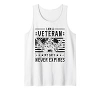 Je suis un vétéran, mon serment n'expire jamais - Patriotic Veteran Débardeur