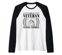 Je suis un vétéran, mon serment n'expire jamais - Patriotic Veteran Manche Raglan