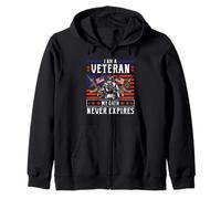 Je suis un vétéran, mon serment n'expire jamais - Patriotic Veteran Sweat à Capuche