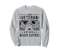 Je suis un vétéran, mon serment n'expire jamais - Patriotic Veteran Sweatshirt