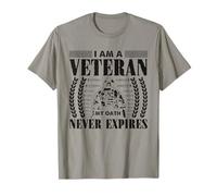Je suis un vétéran, mon serment n'expire jamais - Patriotic Veteran T-Shirt