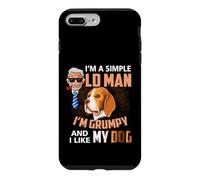 Je suis Un Vieil Homme Simple, Je suis Grincheux et J'aime Mon Chien Coque pour iPhone 7 Plus/8 Plus