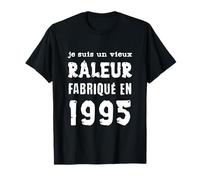 Je Suis Un Vieux Râleur Fabriqué En 1995 Anniversaire 30 Ans T-Shirt