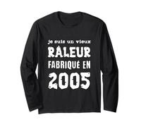 Je Suis Un Vieux Râleur Fabriqué En 2005 Anniversaire 20 Ans Manche Longue