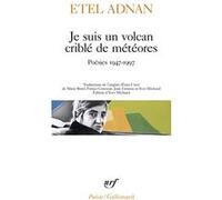 Je suis un volcan criblé de météores Etel Adnan (Auteur), Marie Borel (Traduction), Patrice Cotensin (Traduction), Jean Frémon (Traduction), Yves Michaud (Edité par), Yves Michaud (Traduction)