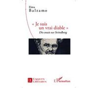 Elena Balzamo – Je suis un vrai diable – Dix essais sur Strindberg – Broché – L'Harmattan