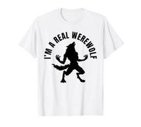 Je suis Un Vrai Loup-Garou T-Shirt Graphique avec Valeur