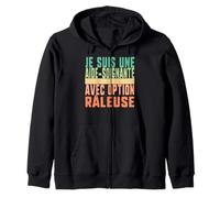 Je suis Une Aide Soignante avec Option Raleuse Humour Sweat à Capuche