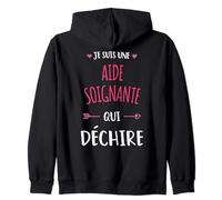 Je Suis Une Aide Soignante Qui Déchire Cadeau Drôle Collègue Sweat à Capuche