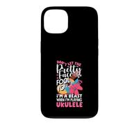 Je suis Une bête Qui Joue du ukulélé, Une musicienne drôle Coque pour iPhone 13