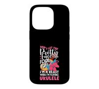 Je suis Une bête Qui Joue du ukulélé, Une musicienne drôle Coque pour iPhone 14 Pro