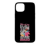 Je suis Une bête Qui Joue du ukulélé, Une musicienne drôle Coque pour iPhone 15 Plus
