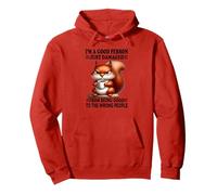 Je suis Une Bonne Personne Juste endommagée d'être Un Bon écureuil Sweat à Capuche