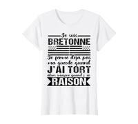 Je suis Une Bretonne Humour Bretagne Cadeau Drôle T-Shirt