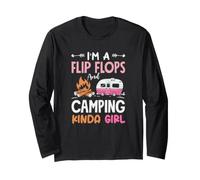 Je suis Une campeuse et Je Fais du Camping Kinda Girl Manche Longue