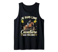 Je suis Une Cavalière Qui Déchire Cheval équitation Femme Débardeur