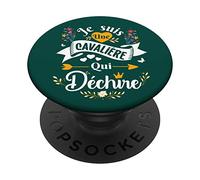 Je Suis Une Cavalière Qui Déchire Idée Femme Fille Ado PopSockets PopGrip Interchangeable