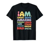 Je suis Une chrétienne colorée d'affirmation Quotidienne T-Shirt