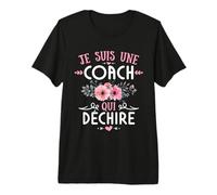 Je suis Une Coach Qui Déchire Cadeau Entraîneur Coach T-Shirt Haut de Gamme