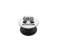Je suis Une Corse Retraitée Humour Cadeau Retraite PopSockets PopGrip Adhésif