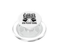 Je suis Une Corse Retraitée Humour Cadeau Retraite PopSockets PopGrip pour MagSafe
