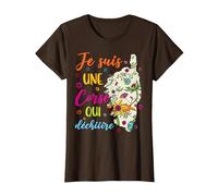 Je suis Une Corse T-Shirt, Femme, Marron, 3XL