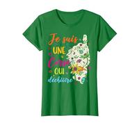 Je suis Une Corse T-Shirt, Femme, Vert Kelly, XXL